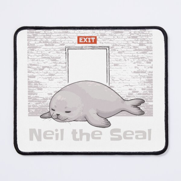 Item preview, Neil the Seal: Blocking the Exit designed and sold by KiwiRider.