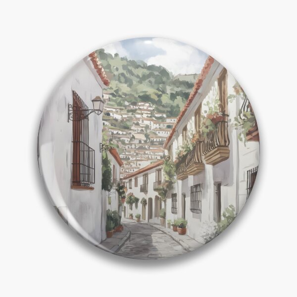 Item preview, Taxco, Mexico: Winding Cobblestone Lanes designed and sold by LSVart.