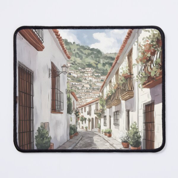 Item preview, Taxco, Mexico: Winding Cobblestone Lanes designed and sold by LSVart.