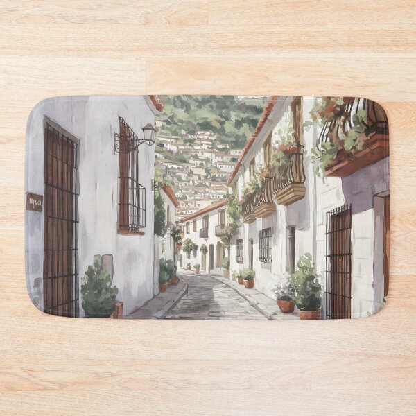 Item preview, Taxco, Mexico: Winding Cobblestone Lanes designed and sold by LSVart.