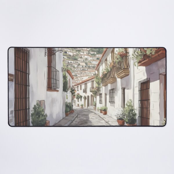 Item preview, Taxco, Mexico: Winding Cobblestone Lanes designed and sold by LSVart.