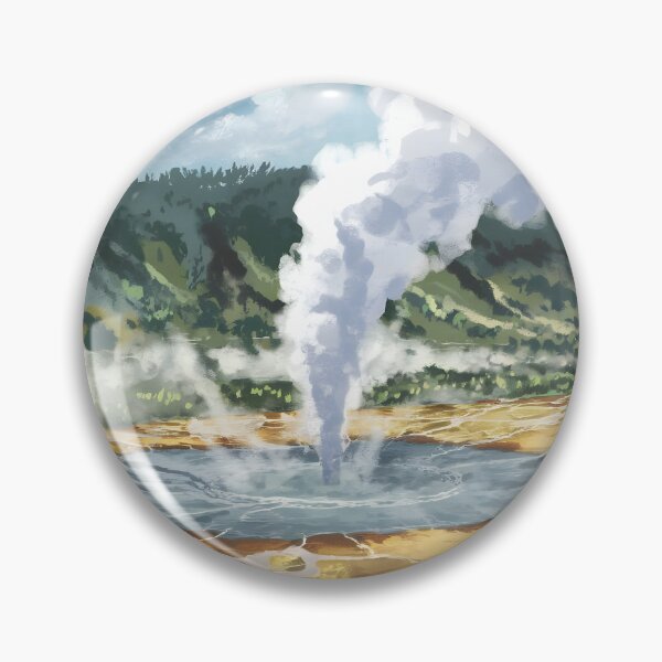 Item preview, Te Puia Geothermal Valley, Rotorua: Bubbling Mud & Rising Steam designed and sold by LSVart.