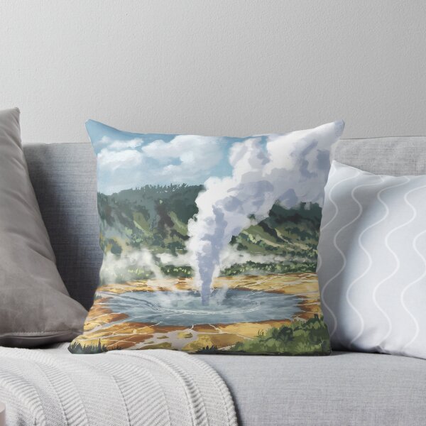Item preview, Te Puia Geothermal Valley, Rotorua: Bubbling Mud & Rising Steam designed and sold by LSVart.