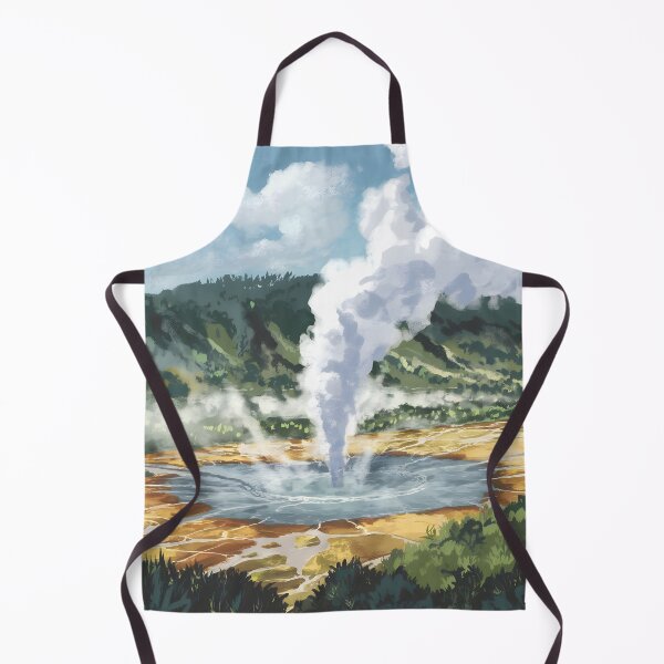 Item preview, Te Puia Geothermal Valley, Rotorua: Bubbling Mud & Rising Steam designed and sold by LSVart.
