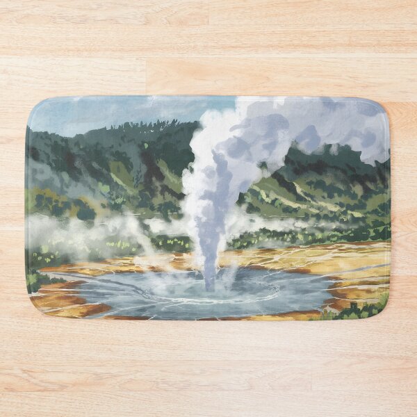 Item preview, Te Puia Geothermal Valley, Rotorua: Bubbling Mud & Rising Steam designed and sold by LSVart.