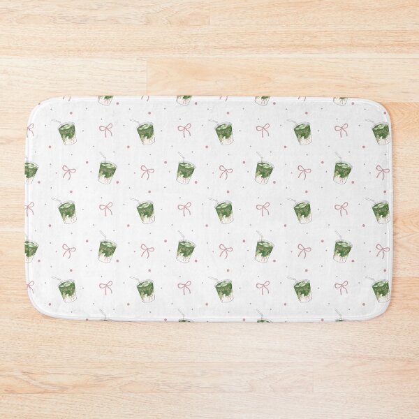 Item preview, Matcha Latte Bow Pattern designed and sold by nuteling.