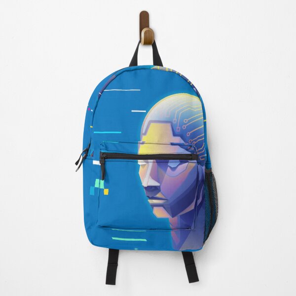 Item preview, artificial intelligence head cyberpunk vivid colour  designed and sold by NiamLab.