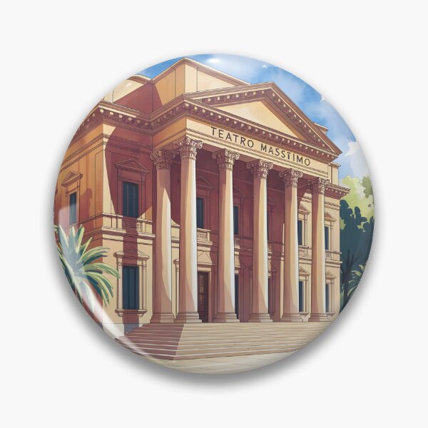 Artikelvorschau, Teatro Massimo, Palermo: Neoklassische Pracht im Sommerlicht entworfen und verkauft von LSVart.