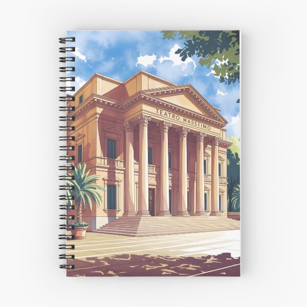 Item preview, Teatro Massimo, Palermo: Neoclassical Grandeur in Summer Light designed and sold by LSVart.