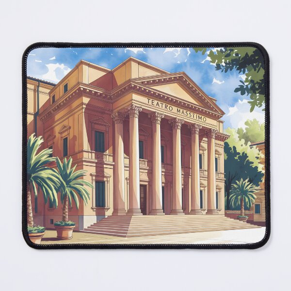 Item preview, Teatro Massimo, Palermo: Neoclassical Grandeur in Summer Light designed and sold by LSVart.