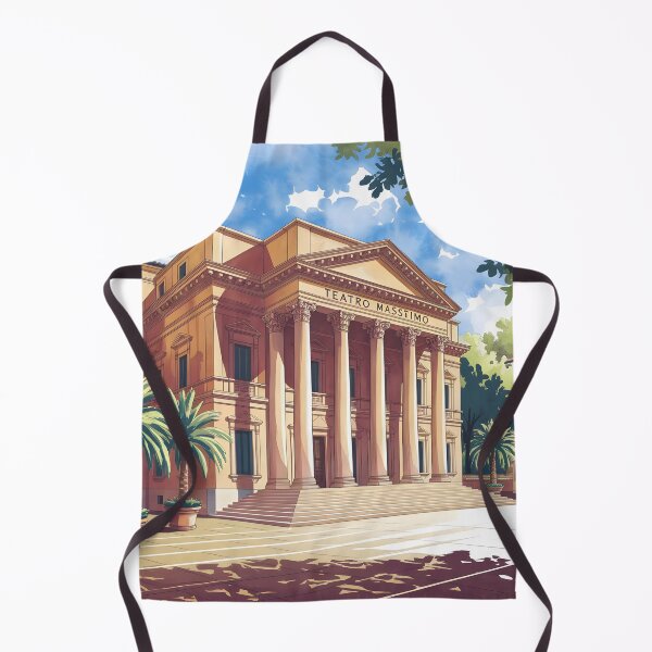 Item preview, Teatro Massimo, Palermo: Neoclassical Grandeur in Summer Light designed and sold by LSVart.