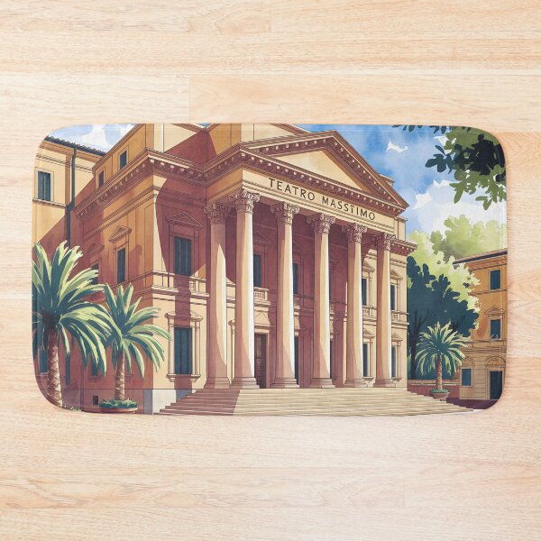 Item preview, Teatro Massimo, Palermo: Neoclassical Grandeur in Summer Light designed and sold by LSVart.