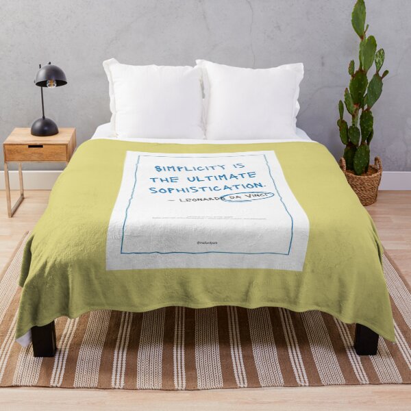 Item preview, Da Vinci – Simplicity Is the Ultimate Sophistication designed and sold by mallardpark.