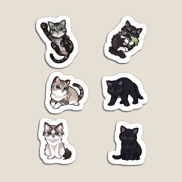 Aperçu de l'œuvre Chats assortis créée et vendue par marchenvessel.