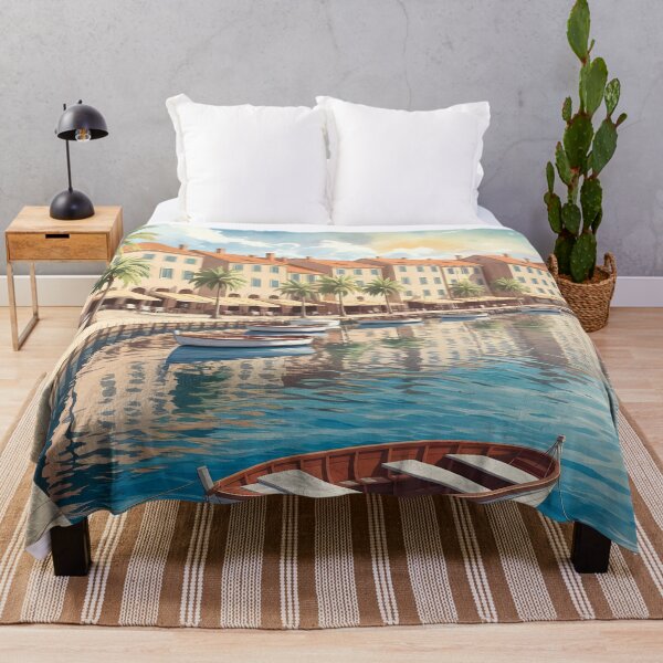 Item preview, Trogir Quayside: Summer by the Terracotta-Roofed Waterfront designed and sold by LSVart.