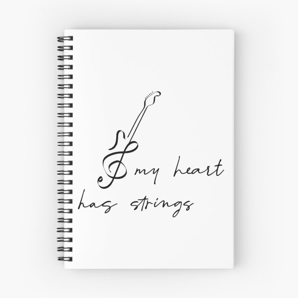 Item preview, My Heart has Strings line art black designed and sold by Seeds of Change.