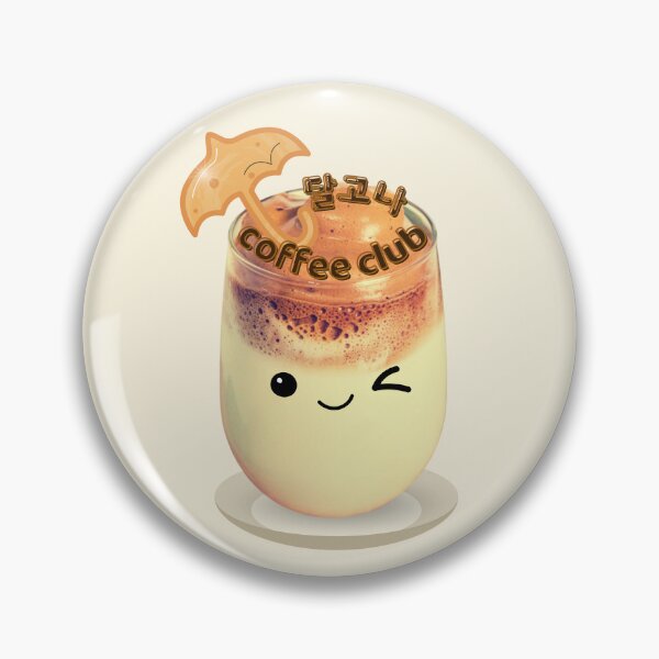 Item preview, Dalgona Coffee Club – Cute Kawaii Whipped Coffee Aesthetic Design designed and sold by mycreastyle.