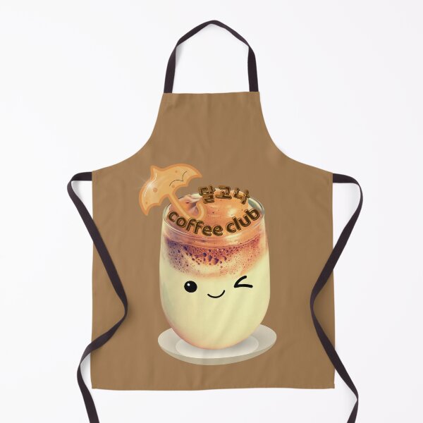 Item preview, Dalgona Coffee Club – Cute Kawaii Whipped Coffee Aesthetic Design designed and sold by mycreastyle.