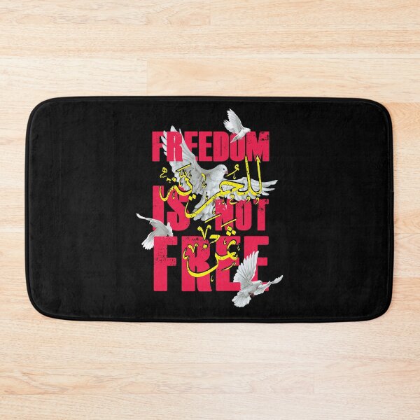 Item preview, Freedom Isn’t Free – Patriotic Bold Statement T-Shirts and stickers - English and Arabic designed and sold by elmanchour.