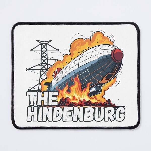 Item preview, The Hindenburg – History’s Fiery Fall designed and sold by PING 999 STUDIO.
