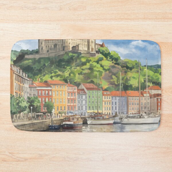 Item preview, Viana do Castelo: Riverside Vista Across the Rio Lima designed and sold by LSVart.
