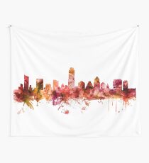 Austin Texas Skyline Tapestry
