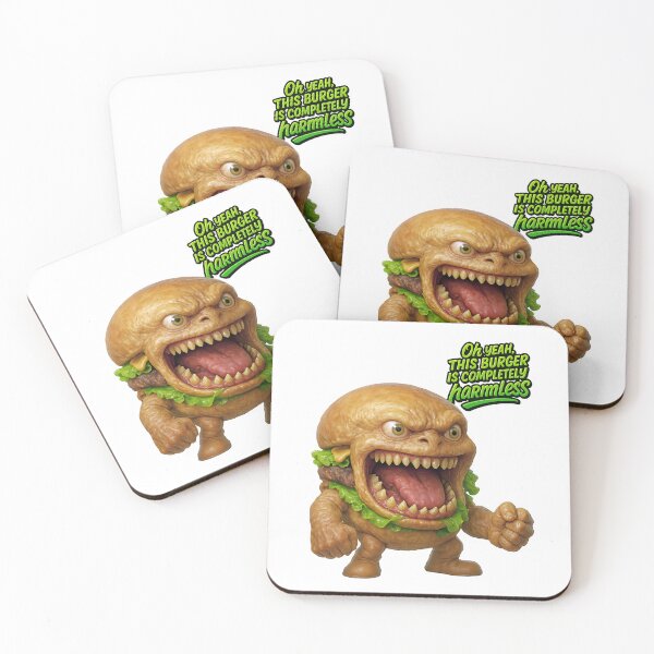 Item preview, Harmless Burger Monster Urban Art designed and sold by EdwinkOne.