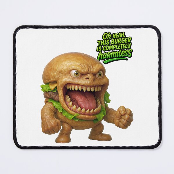 Item preview, Harmless Burger Monster Urban Art designed and sold by AtuqStudio.