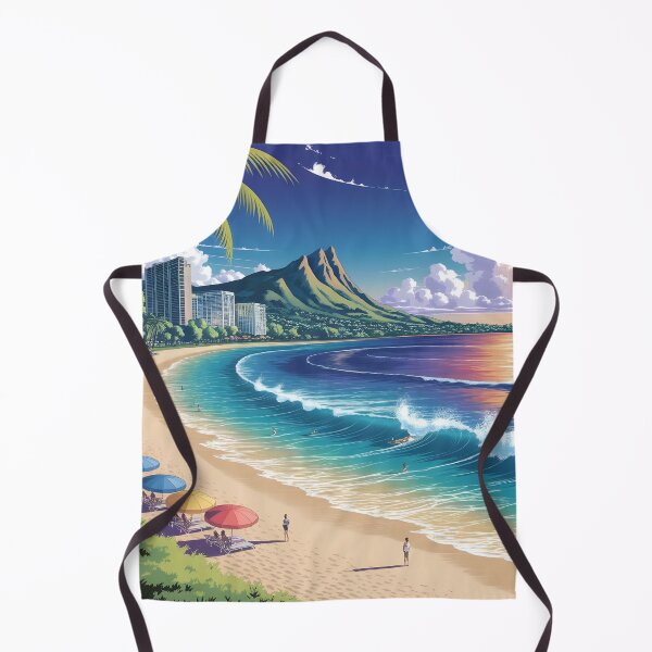 Item preview, Waikiki Beach: Soft Golden Sands on a Gentle Shoreline designed and sold by LSVart.