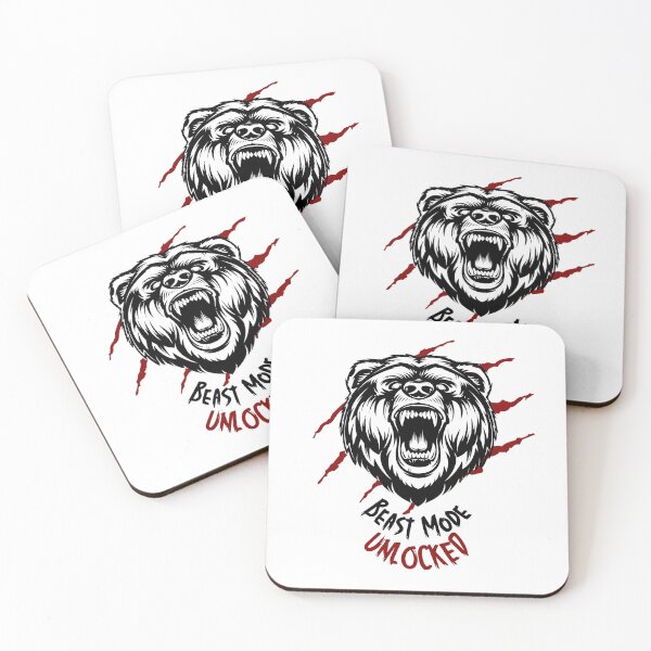 Item preview, Beast Mode Unlocked – Savage Bear Logo Design designed and sold by Ink on Thread.