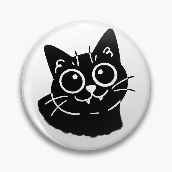 Item preview, Cute Funny Meme Black Cat Doodle designed and sold by DumbLittleTart.