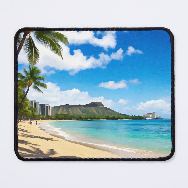 Item preview, Waikiki Beach: Summer Golden Sands & Turquoise Waves designed and sold by LSVart.