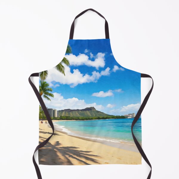 Item preview, Waikiki Beach: Summer Golden Sands & Turquoise Waves designed and sold by LSVart.