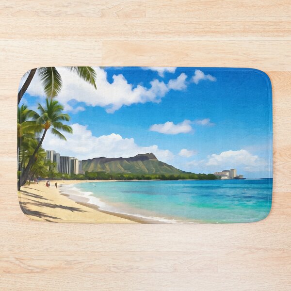 Item preview, Waikiki Beach: Summer Golden Sands & Turquoise Waves designed and sold by LSVart.
