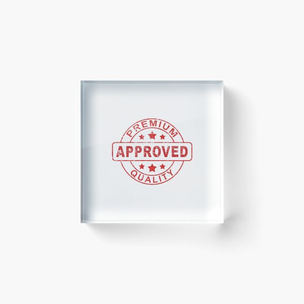 Item preview, Premium Approved Quality Red Grunge Stamp designed and sold by platobanpo.