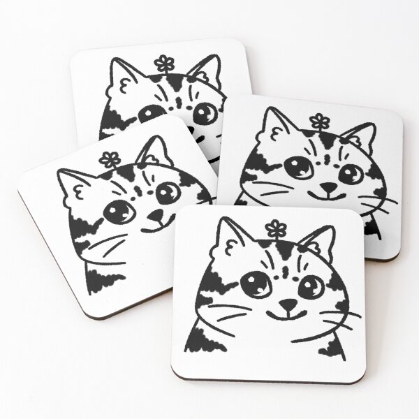 Item preview, Funny Sprout Flower Meme Cat Doodle designed and sold by DumbLittleTart.