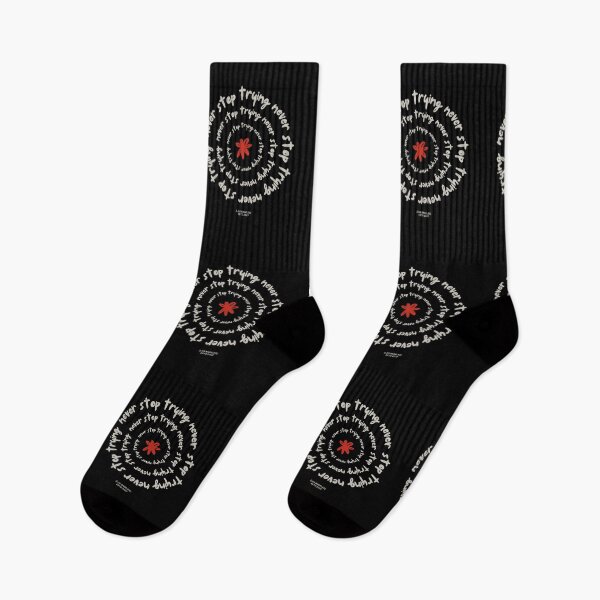 Item preview, Never Stop Trying Spiral Motivational Quote Design designed and sold by PopLoom.