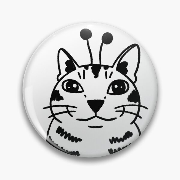 Item preview, Alien Meme Cat Doodle designed and sold by DumbLittleTart.