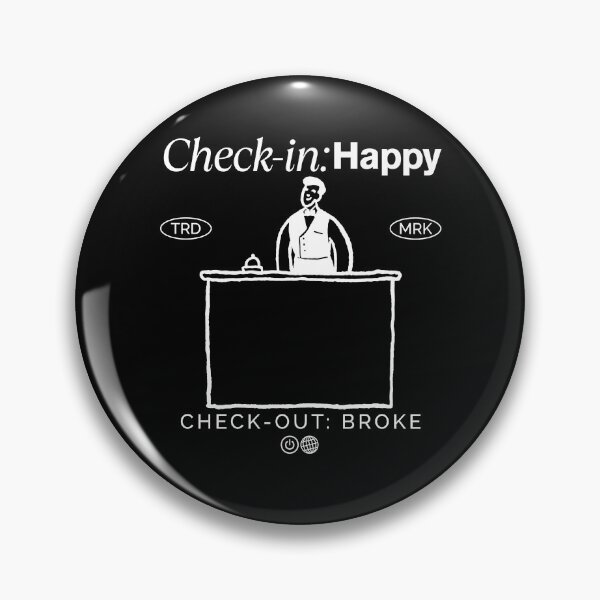 Item preview, Check-in: happy designed and sold by Peerless-Prime.