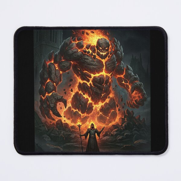 Item preview, Summoner and the Lava Titan designed and sold by PixCthulhu.