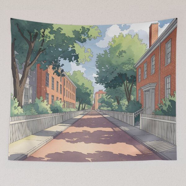 Item preview, Williamsburg, Virginia: Colonial Street in Soft Afternoon Light designed and sold by LSVart.