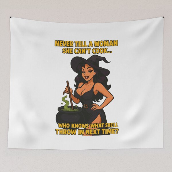 Item preview, Funny Witchy Cooking Quote – Halloween Humor Design designed and sold by Asbiell.
