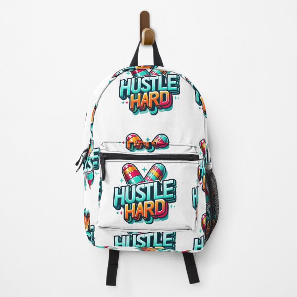 Item preview, hustle hard, work hard, side hustle designed and sold by TrueArtVibes.