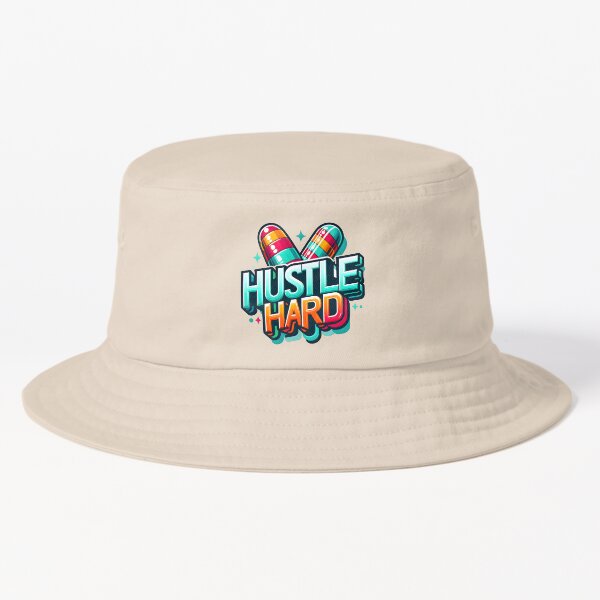 Item preview, hustle hard, work hard, side hustle designed and sold by TrueArtVibes.