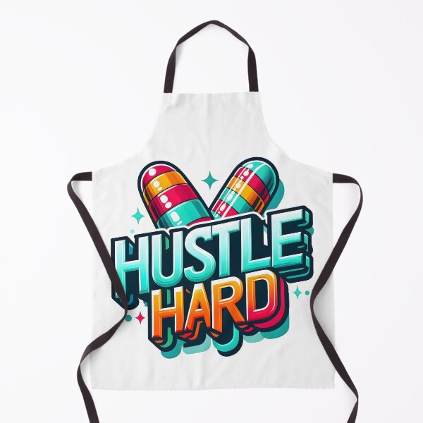 Item preview, hustle hard, work hard, side hustle designed and sold by TrueArtVibes.