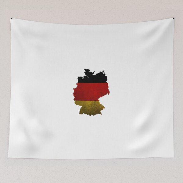 Item preview, Distressed German Flag Map Outline designed and sold by platobanpo.