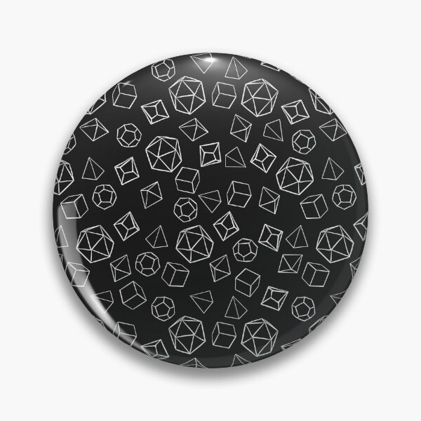 Item preview, Dice on the Table (White on Black) designed and sold by Customary Designs.