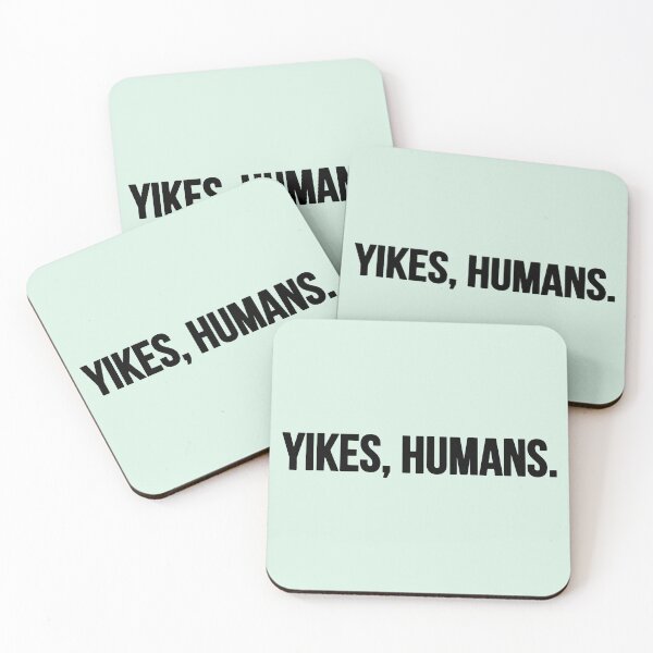 Item preview, Yikes, Humans. – Minimalist Sarcastic Design designed and sold by Rocklights.