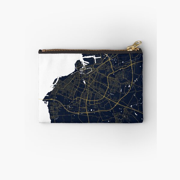 Item preview, Malmo City Map of Sweden - Gold Art Deco designed and sold by deMAP.