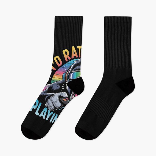 Item preview, Funny Gamer Gorilla Design – I’d Rather Be Playing Tag Retro Gaming Art designed and sold by love3617.